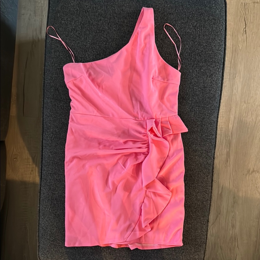 Lena Vibrant Pink Dress